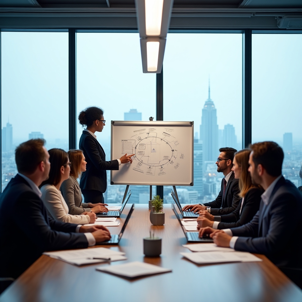 Career change workshop session with participants